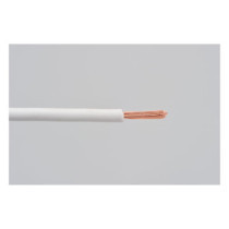 Electrical wire. 2 meter 0.75sq. White