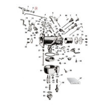 U-NUT, INTAKE LEVER STUD NUT