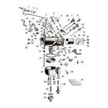 SCREW, FLOAT LEVER BEARING