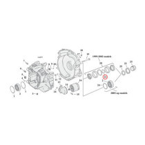 Sprocket shaft bearing spacer shim .104"