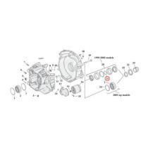 Sprocket shaft bearing spacer shim .100"