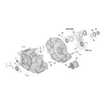 Sprocket shaft bearing spacer shim .098"