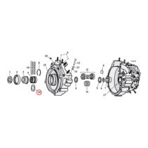 Sprocket shaft bearing spacer shim .098"