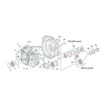 Sprocket shaft bearing spacer shim .098"