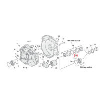 Sprocket shaft bearing spacer shim .096"