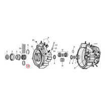 Sprocket shaft bearing spacer shim .092"