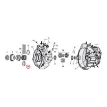 Sprocket shaft bearing spacer shim .090"