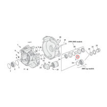 Sprocket shaft bearing spacer shim .090"