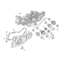 Nut, pinion shaft gear