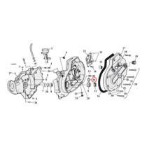 Sprocket shaft bearing spacer shim .098"