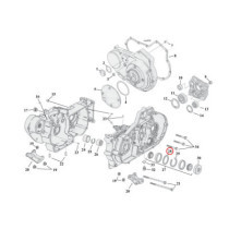 Sprocket shaft bearing spacer shim .098"