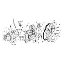 Sprocket shaft bearing spacer shim .108"