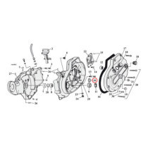 Sprocket shaft bearing spacer shim .100"