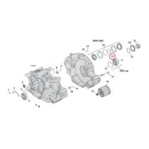 Sprocket shaft bearing spacer shim .120"