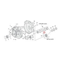 Sprocket shaft bearing spacer shim .114"