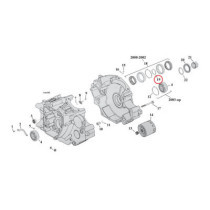 Sprocket shaft bearing spacer shim .108"