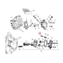 CHAIN OILER ADJ.SCREW.(HEX HEAD)