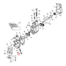 CHAIN OILER ADJ.SCREW.(HEX HEAD)