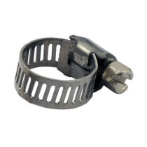 Hose clamps, 7/32 to 5/8". Stainless steel