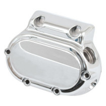 Transmission end cover smooth, cable clutch. Chrome