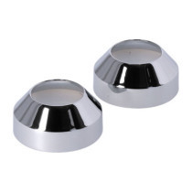 FORK BOOT COVERS, CHROME