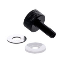 Thumb screw kit for seat. Low profile. Black