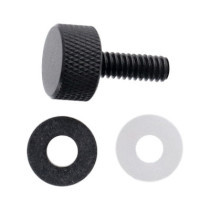 Thumb screw kit for seat. Low profile. Black