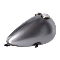 Axed gas tank, 2.2 gallon. Dual gas cap