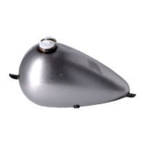 Axed gas tank, 2.2 gallon. Dual gas cap