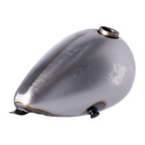 Axed gas tank, 2.2 gallon. Single gas cap