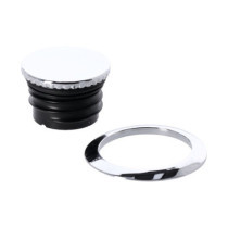 Pop-up gas cap set. Chrome