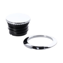 Pop-up gas cap set. Chrome