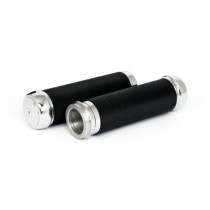 Riverside, Knurled billet aluminum grips. Black