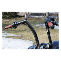 Riverside, Bakeliter retro handlebar grip set. Black