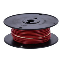 Wire on spool, 10 gauge. 100 ft. Red