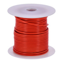 Wire on spool, 14 gauge. 100 ft. Orange