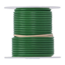 Wire on spool, 14 gauge. 100 ft. Green