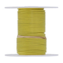 Wire on spool, 18 gauge. 100 ft. Yellow