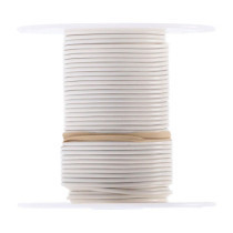 Wire on spool, 18 gauge. 100 ft. White