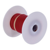 Wire on spool, 18 gauge. 100 ft. Red