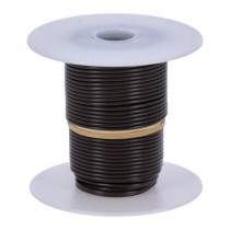 Wire on spool, 18 gauge. 100 ft. Brown