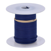 Wire on spool, 18 gauge. 100 ft. Blue