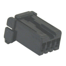 NAMZ, AMP 040 series connector. Black, plug, 4-pin