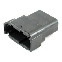 NAMZ, Deutsch DTM connector. Black, receptable, 12-pins