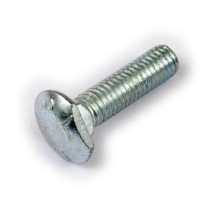 Carriage bolt, transmission mount plate