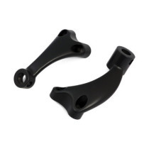 Sportster forward control footpeg support set. Black