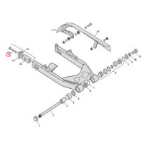 Bolt, axle adjuster rear wheel