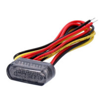 Fastline LED light, taillight with brake light. Smoke lens