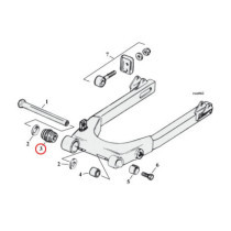 Bearing assembly, swingarm