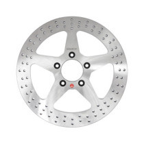 Braking solid drilled brake rotor 11.5", front left. 